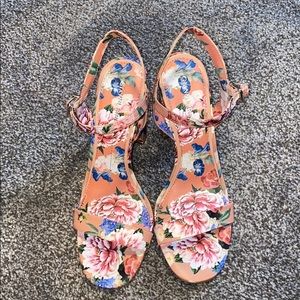 Floral heels